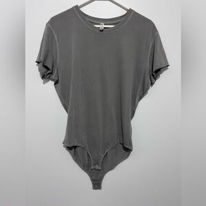 Free People Short Sleeve Casual Bodysuit Medium